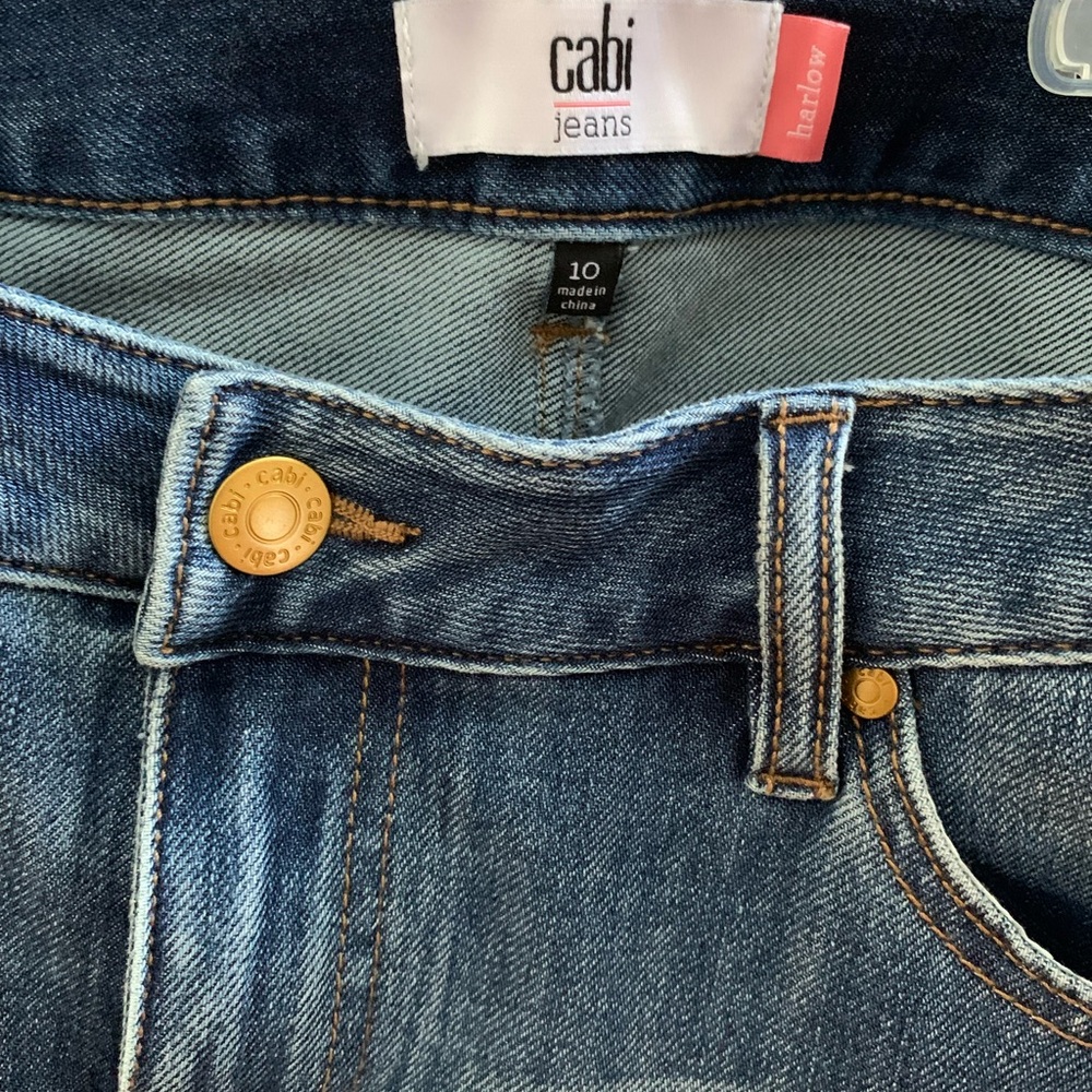 Cabi Harlow Jeans. Style 6492. Size 10.